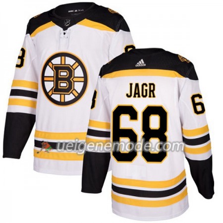 Dame Eishockey Boston Bruins Trikot Jaromir Jagr 68 Adidas 2017-2018 Weiß Authentic